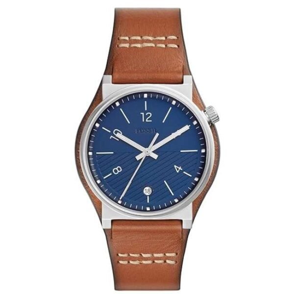 Fossil Round Blue Men Watch Fs5524