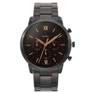 Fossil Round Black Men Watch Fs5525