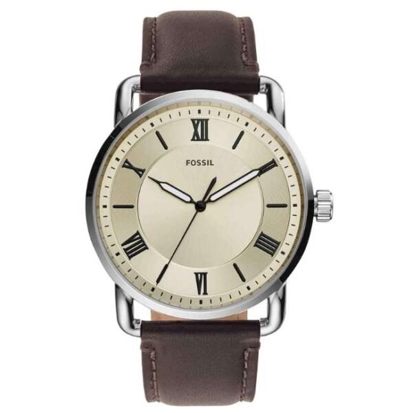 Fossil Round Cream Men Watch Fs5663