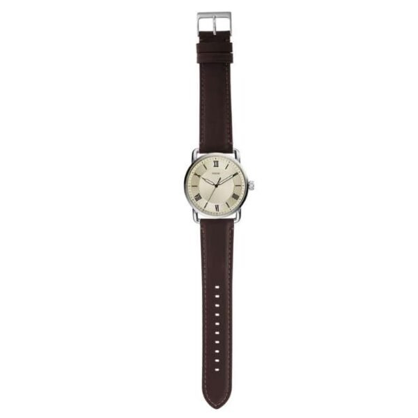 Fossil Round Cream Men Watch Fs5663