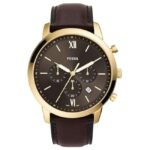 Fossil Round Black Men Watch Fs5763