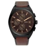 Fossil Round Black Men Watch Fs5798