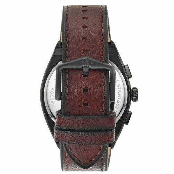 Fossil Round Black Men Watch Fs5798