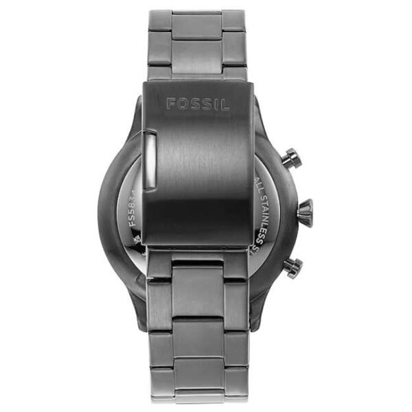 Fossil Round Black Men Watch Fs5834