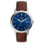 Fossil Round Blue Men Watch Fs5839