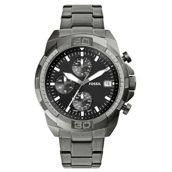 Fossil Round Black Men Watch Fs5852