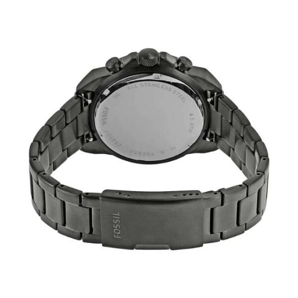 Fossil Round Black Men Watch Fs5852