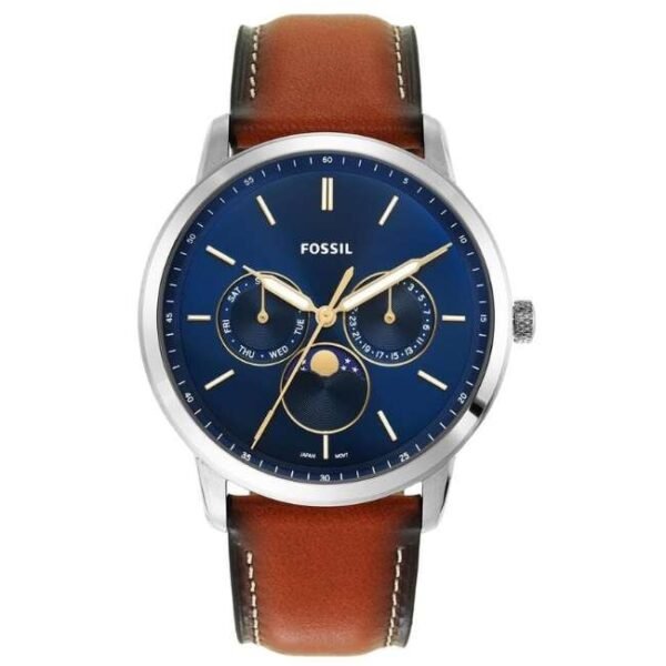 Fossil Round Blue Men Watch Fs5903