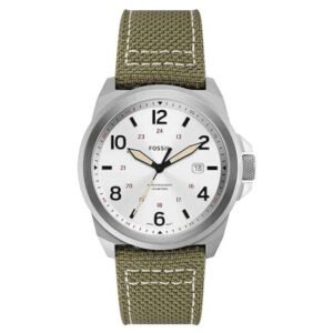 Fossil Round Silver Men Watch Fs5918