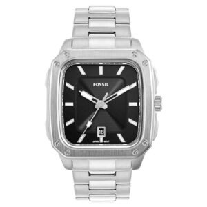 Fossil Square Black Men Watch Fs5933