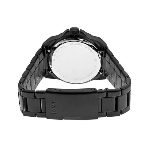 Fossil Round Black Men Watch Fs5940