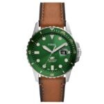 Fossil Round Green Men Watch Fs5946