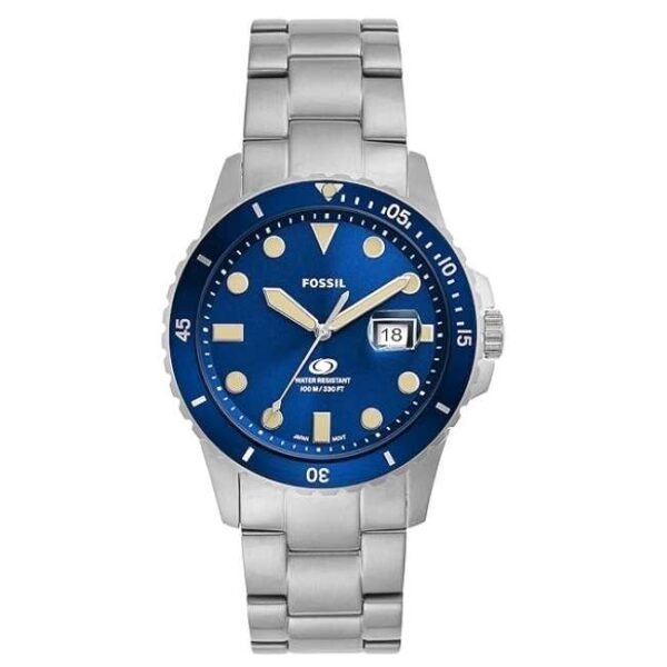 Fossil Round Blue Men Watch Fs5949