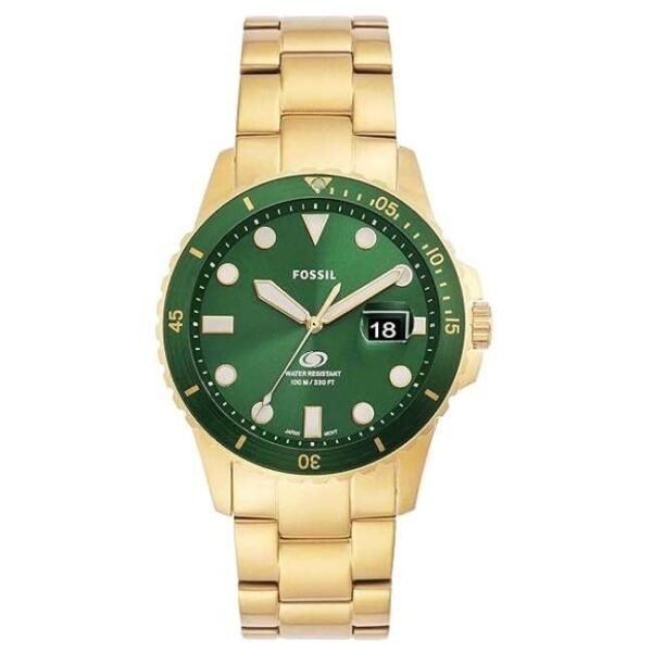 Fossil Round Green Men Watch Fs5950
