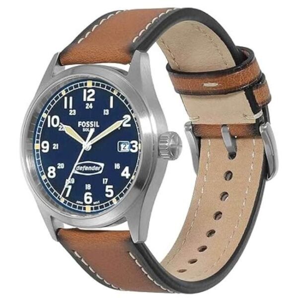 Fossil Round Blue Men Watch Fs5975