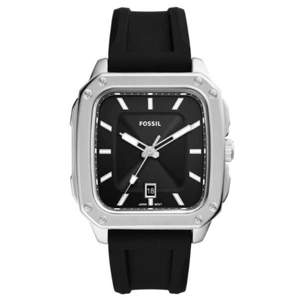 Fossil Square Black Men Watch Fs5980