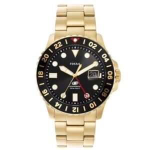 Fossil Round Black Men Watch Fs5990