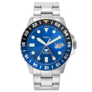 Fossil Round Blue Men Watch Fs5991