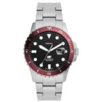 Fossil Round Black Men Watch Fs6013