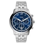 Fossil Round Blue Men Watch Fs6025