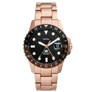 Fossil Round Black Men Watch Fs6027