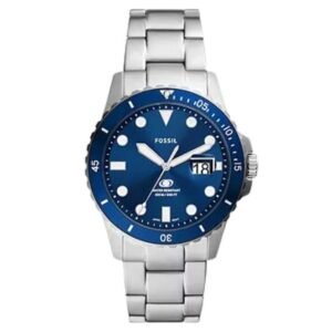 Fossil Round Blue Men Watch Fs6029