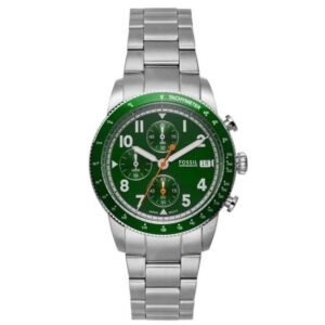 Fossil Round Green Men Watch Fs6048
