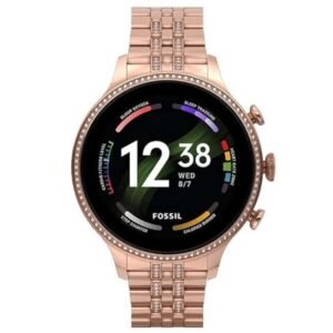 Fossil Q Round Full Color Display Women Watch Ftw6077