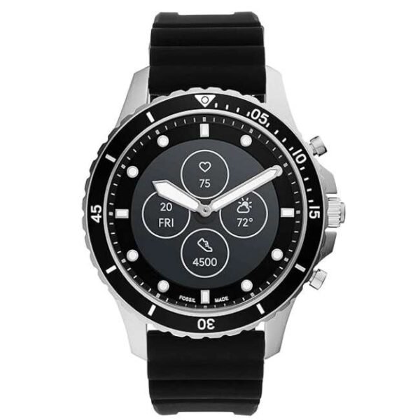 Fossil Q Round Black Men Watch Ftw7018