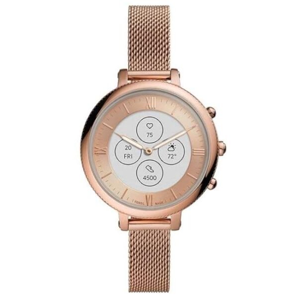 Fossil Q Round Rose Gold Women Watch Ftw7039