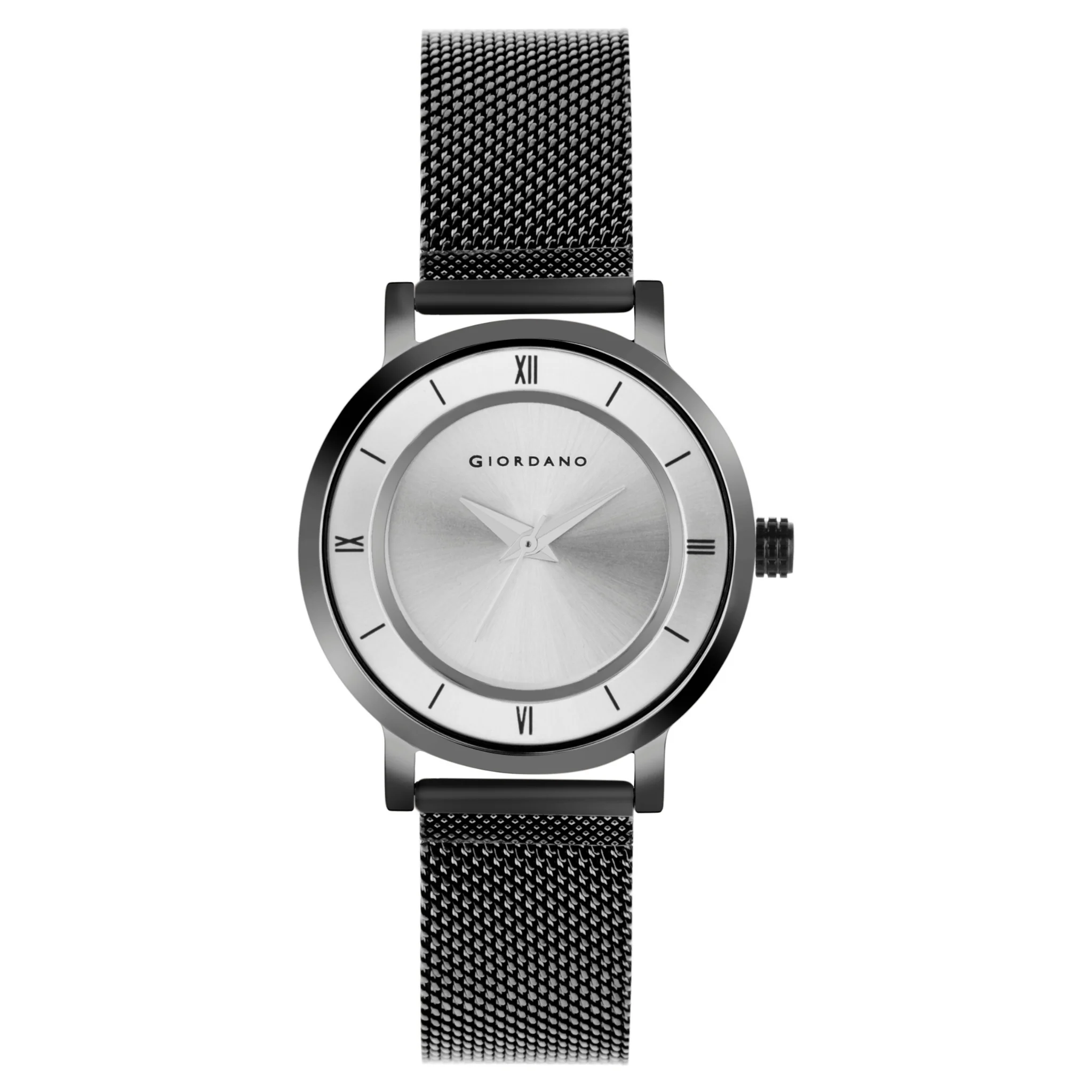 Giordano Analog Couple Wrist Watch | GD-1172-SETA-44