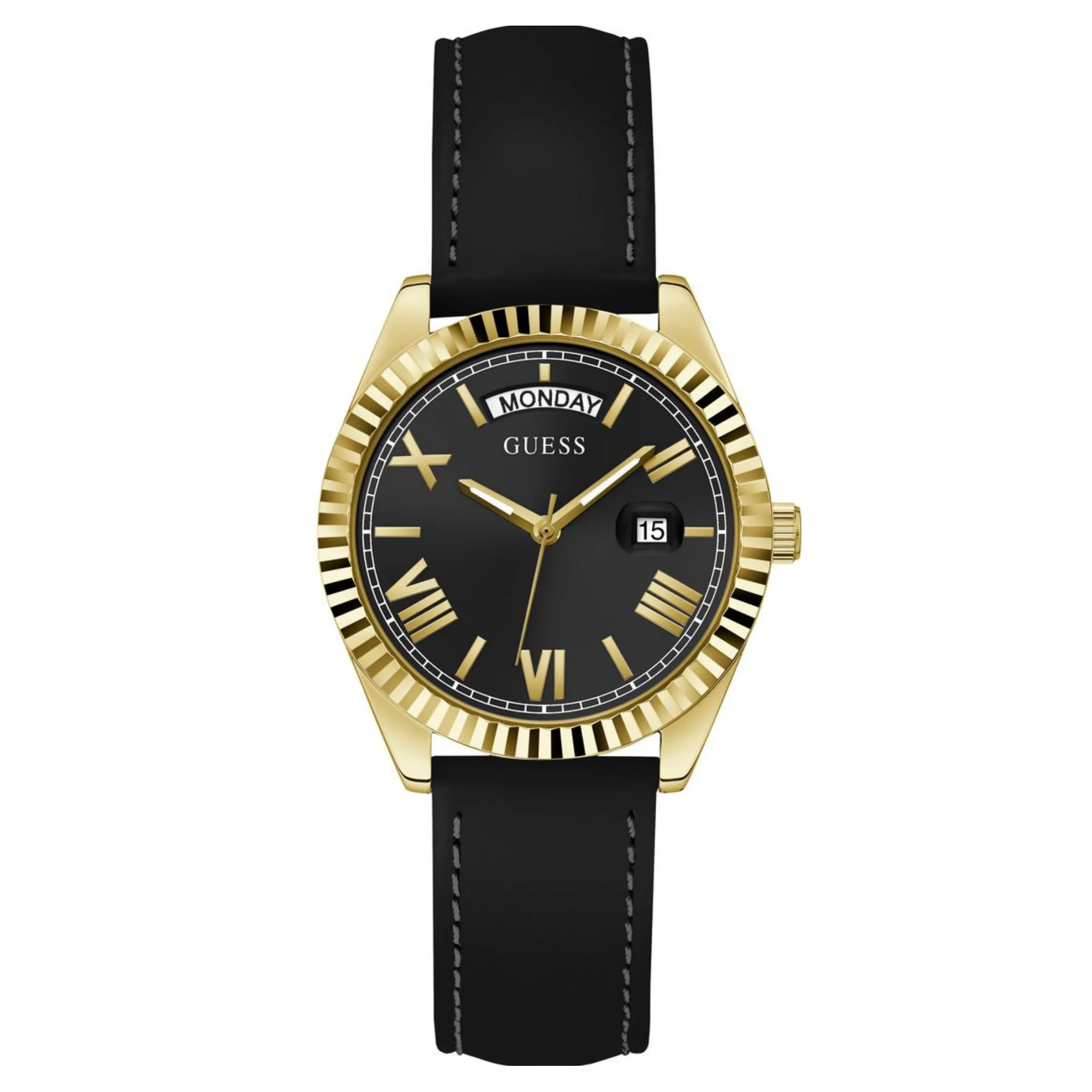 GUESS Analog Gold Dial Unisex-Adult Watch-GW0357L1