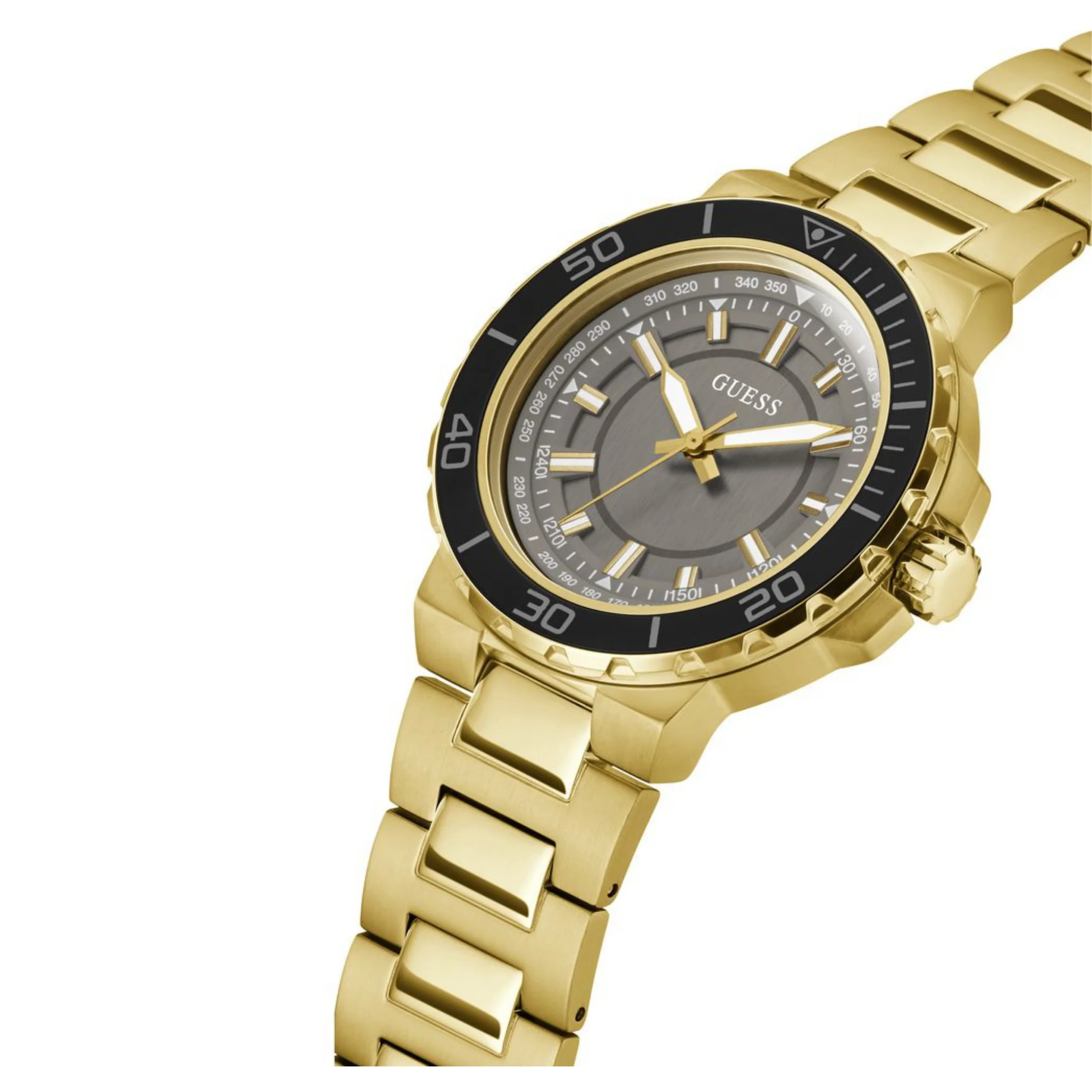 GUESS Mens Gold Tone Analog Watch - GW0426G2