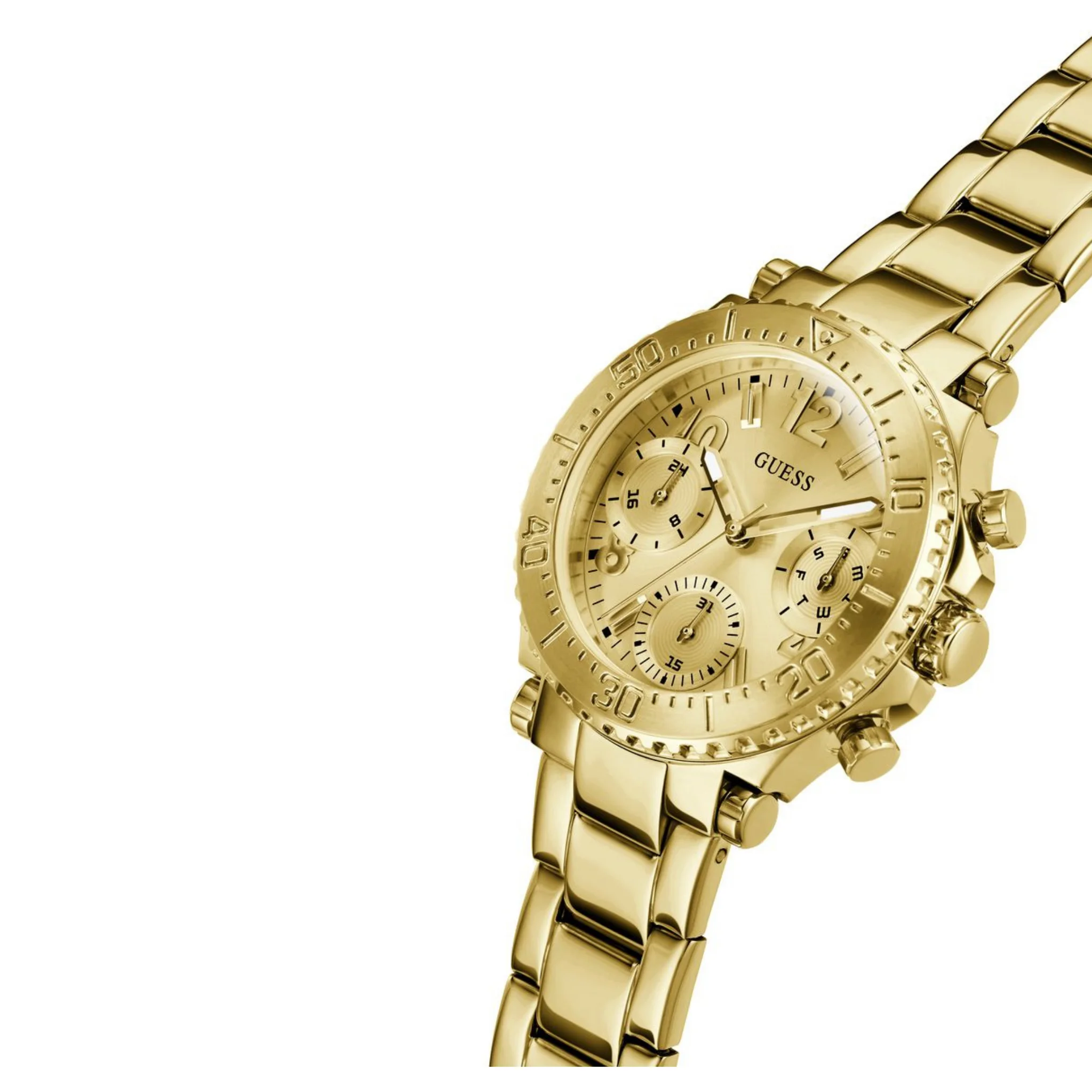 GUESS Ladies Gold Tone Multi-function Watch - GW0465L1