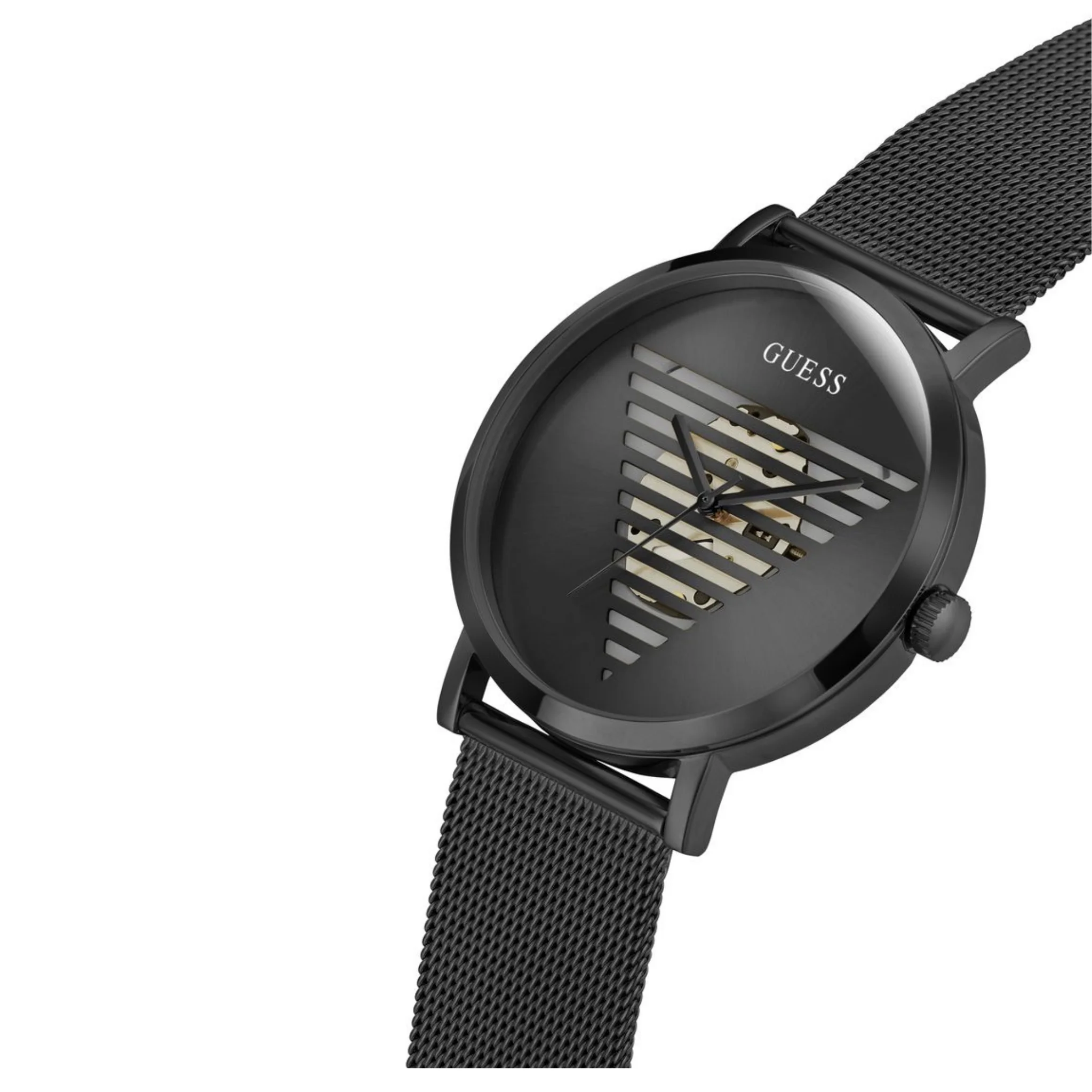 GUESS Mens Black Analog Watch - GW0502G2