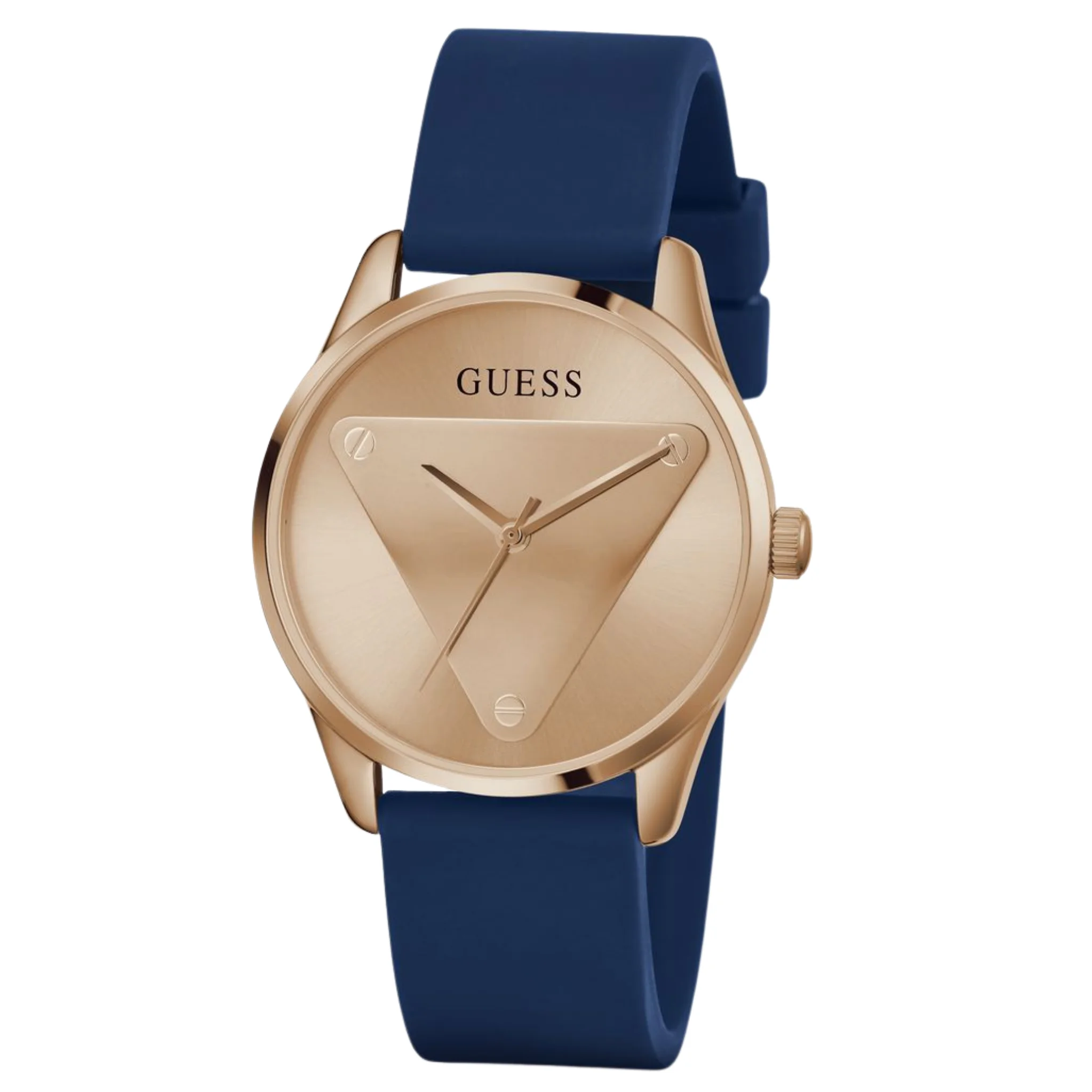 GUESS Female Rose Gold Analog Silicon Watch