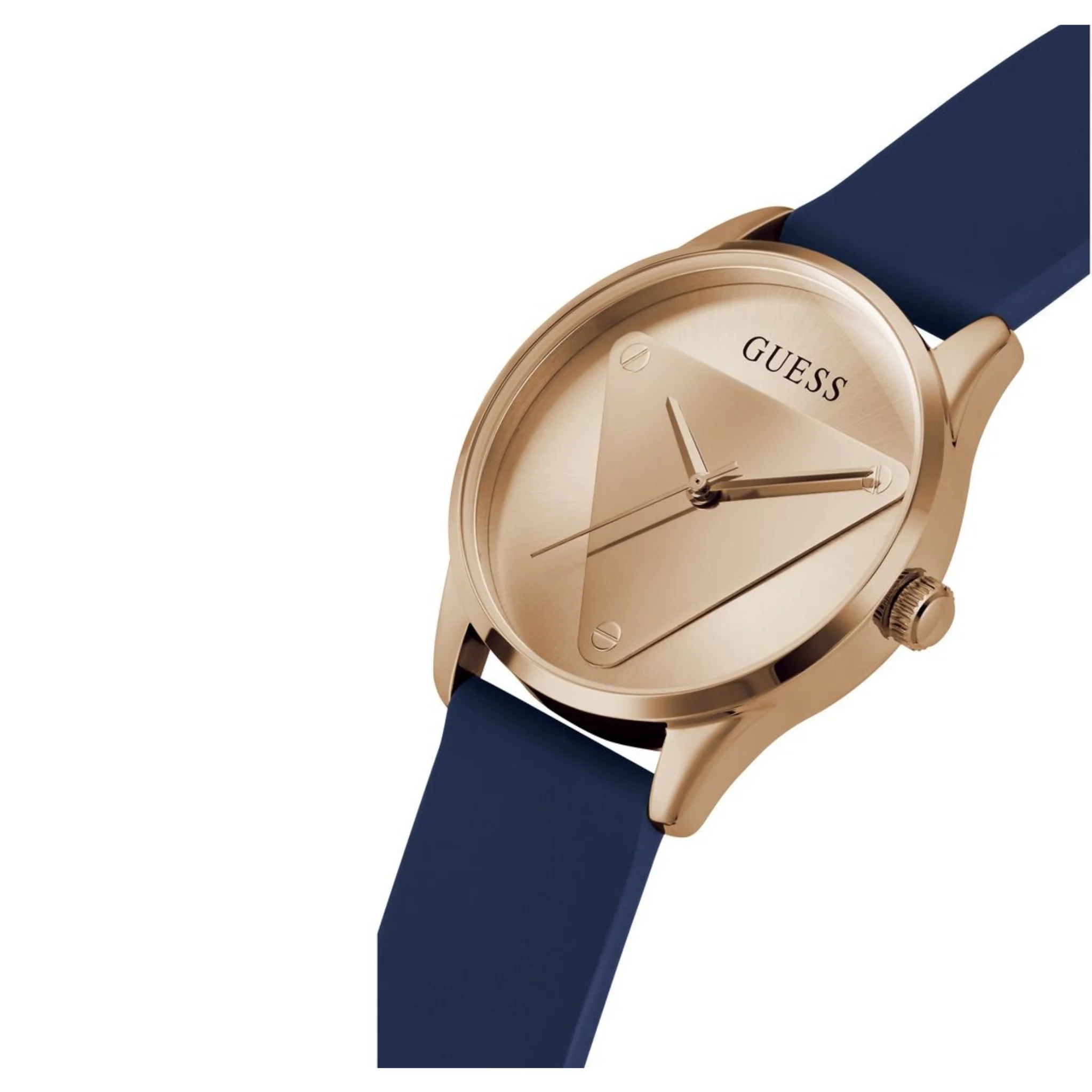 GUESS Female Rose Gold Analog Silicon Watch