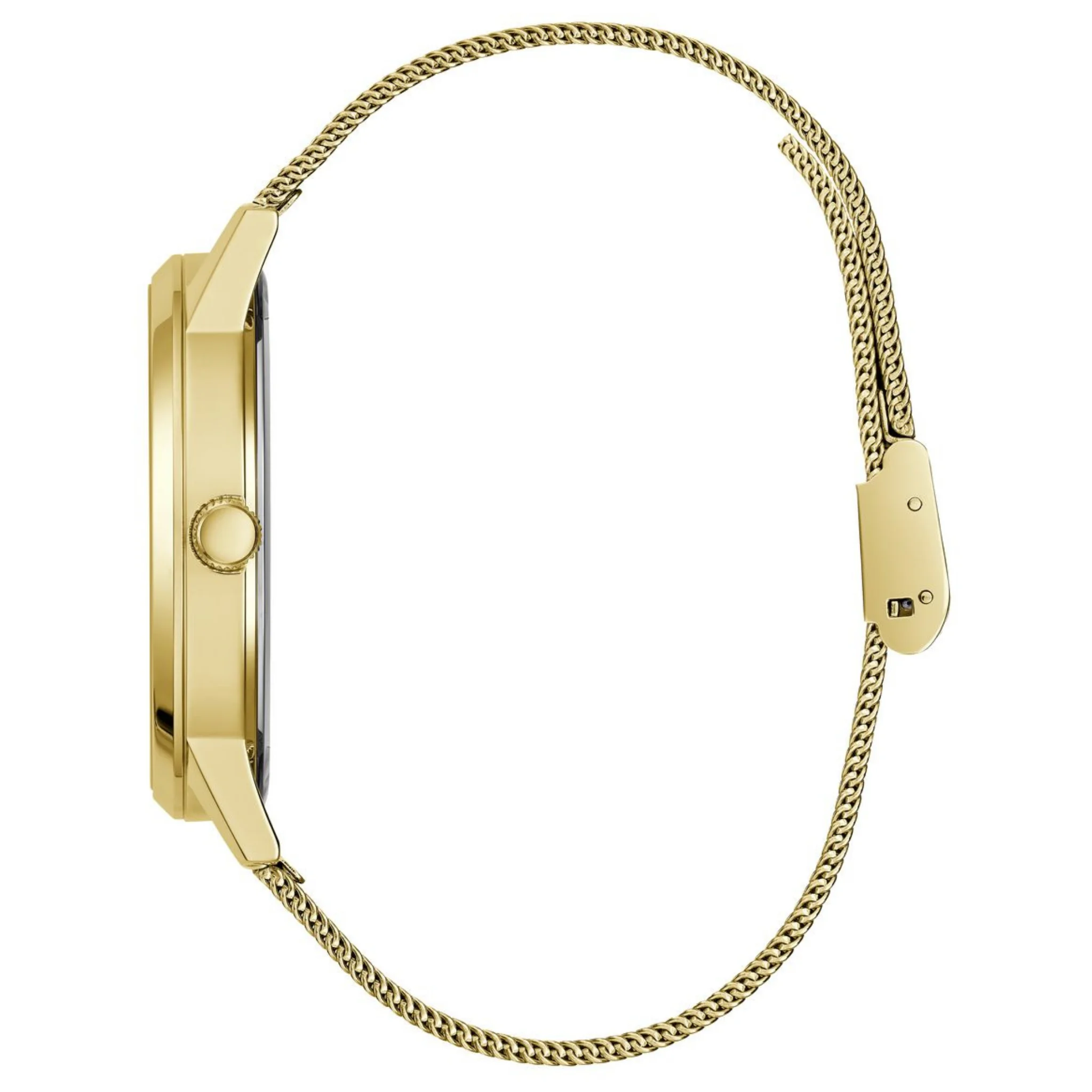 GUESS Mens Gold Tone Analog Watch - GW0538G2