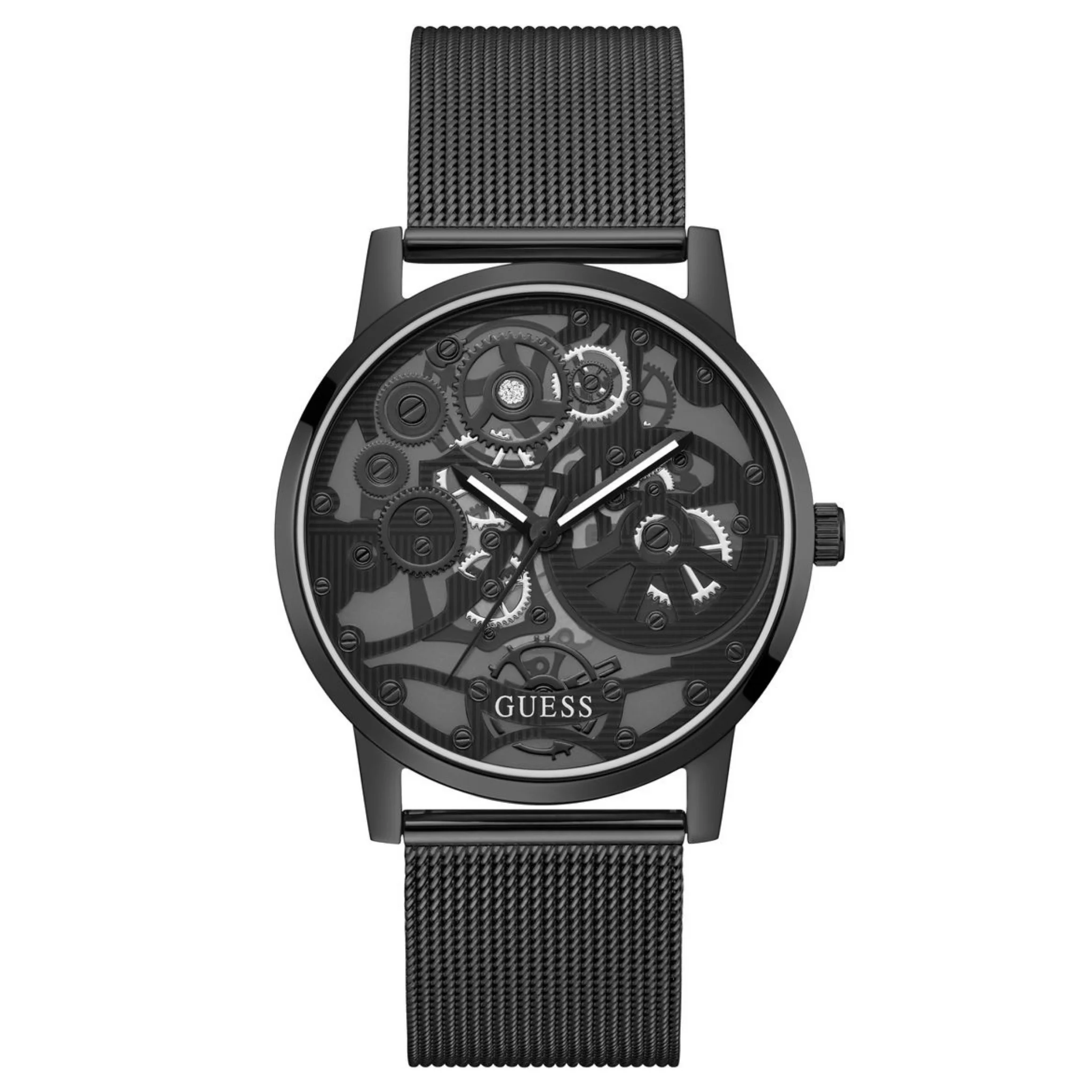 GUESS Analog Black Dial Men's Watch-GW0538G3