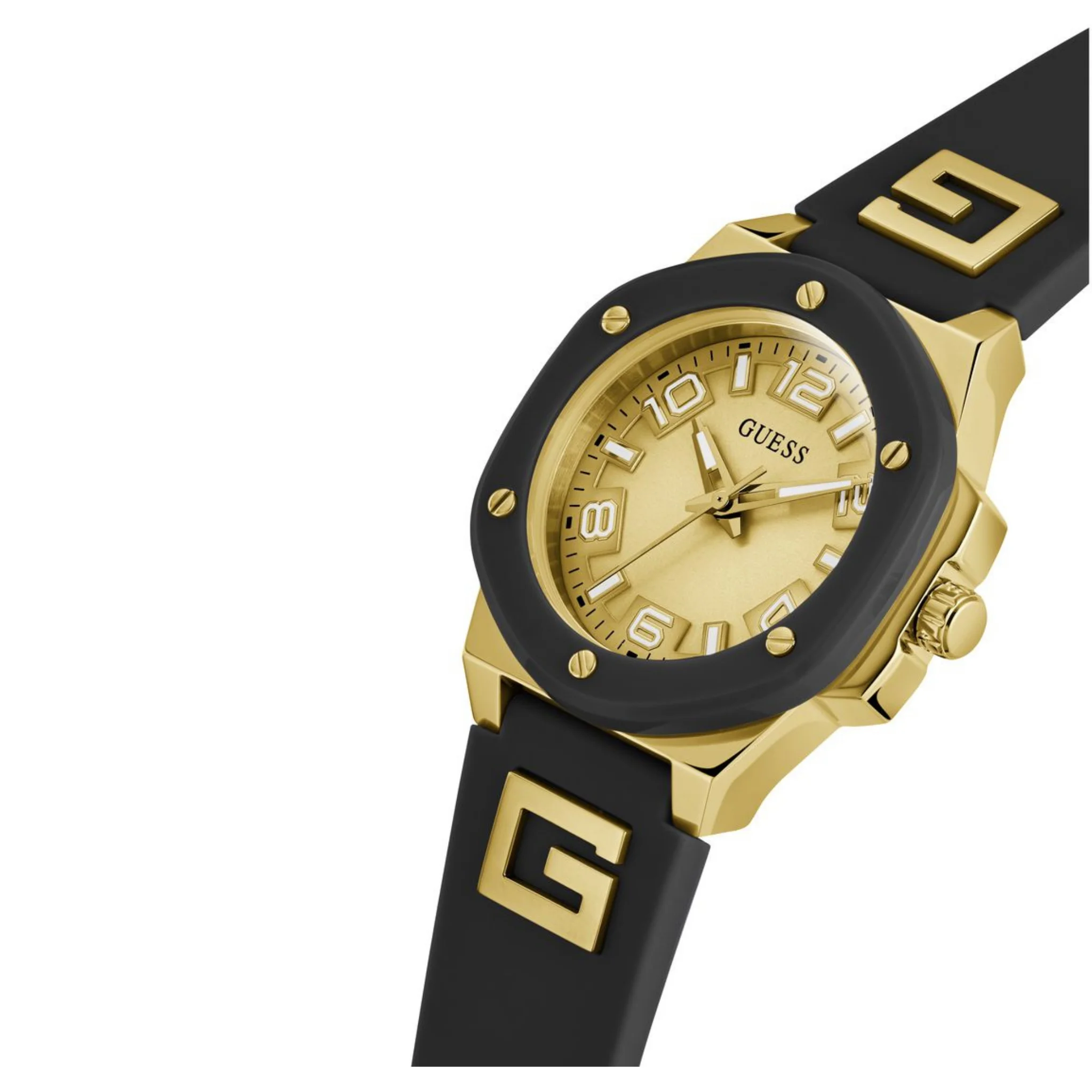 GUESS Ladies Black 2-Tone Analog Watch - GW0555L2