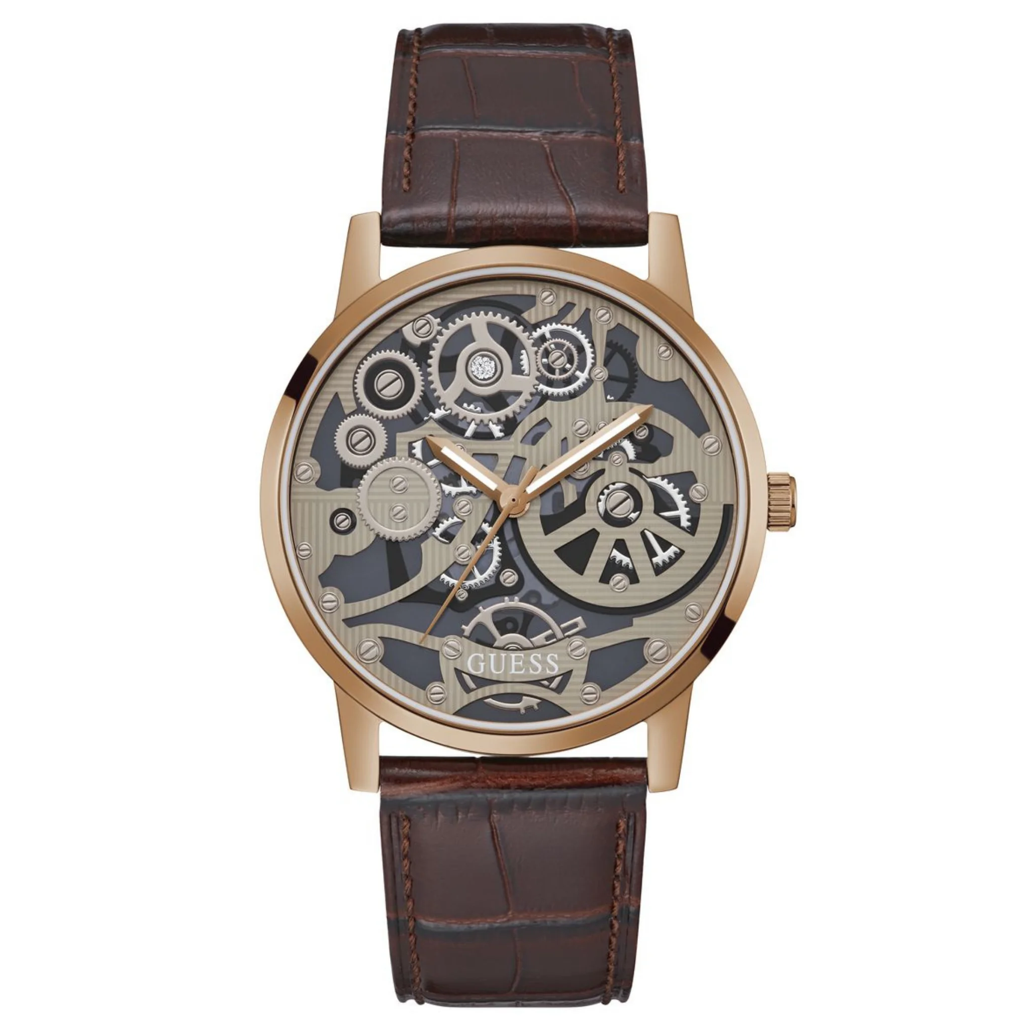 GUESS Analog Brown Dial Men's Watch-GW0570G2