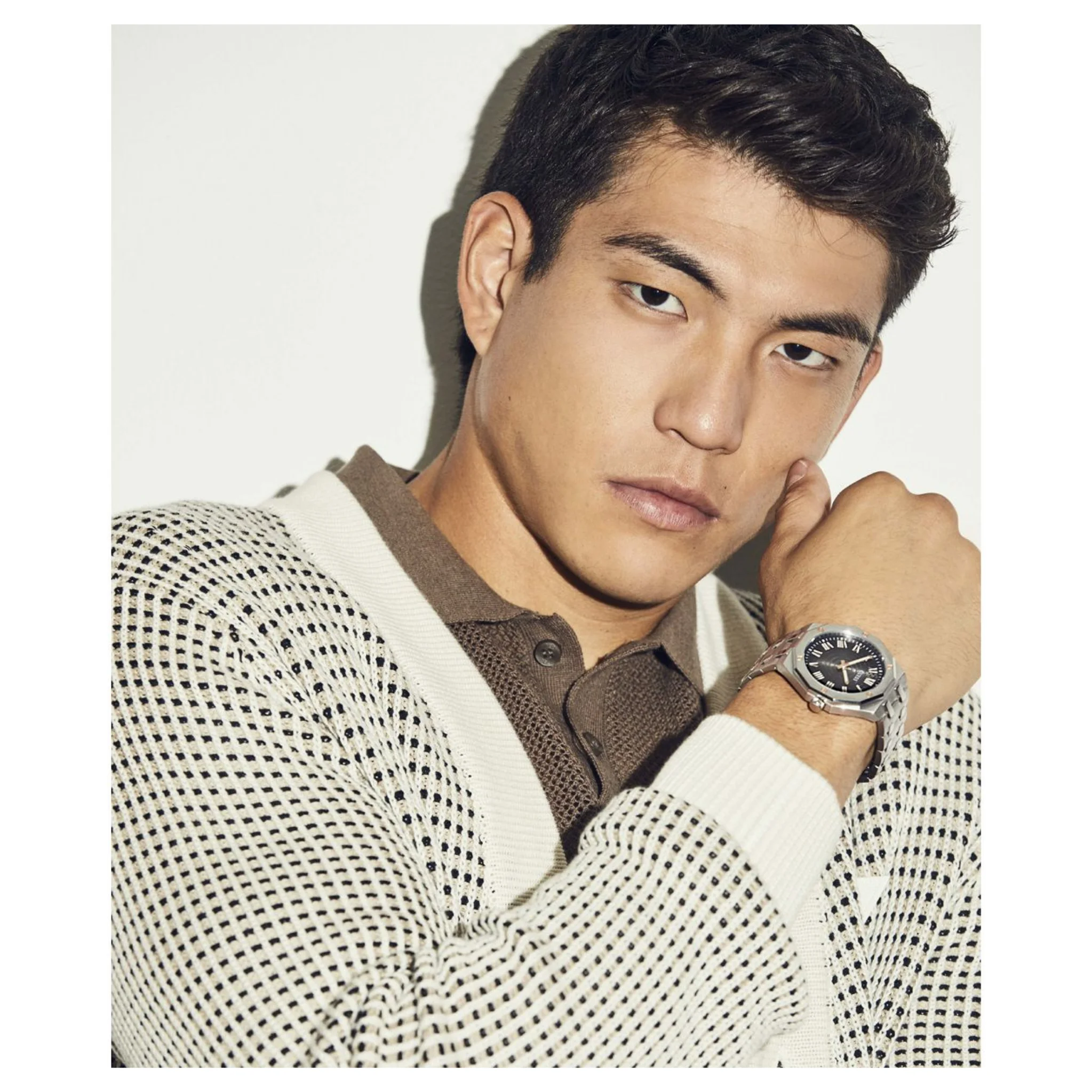 GUESS Mens Silver Tone Analog Watch - GW0575G1