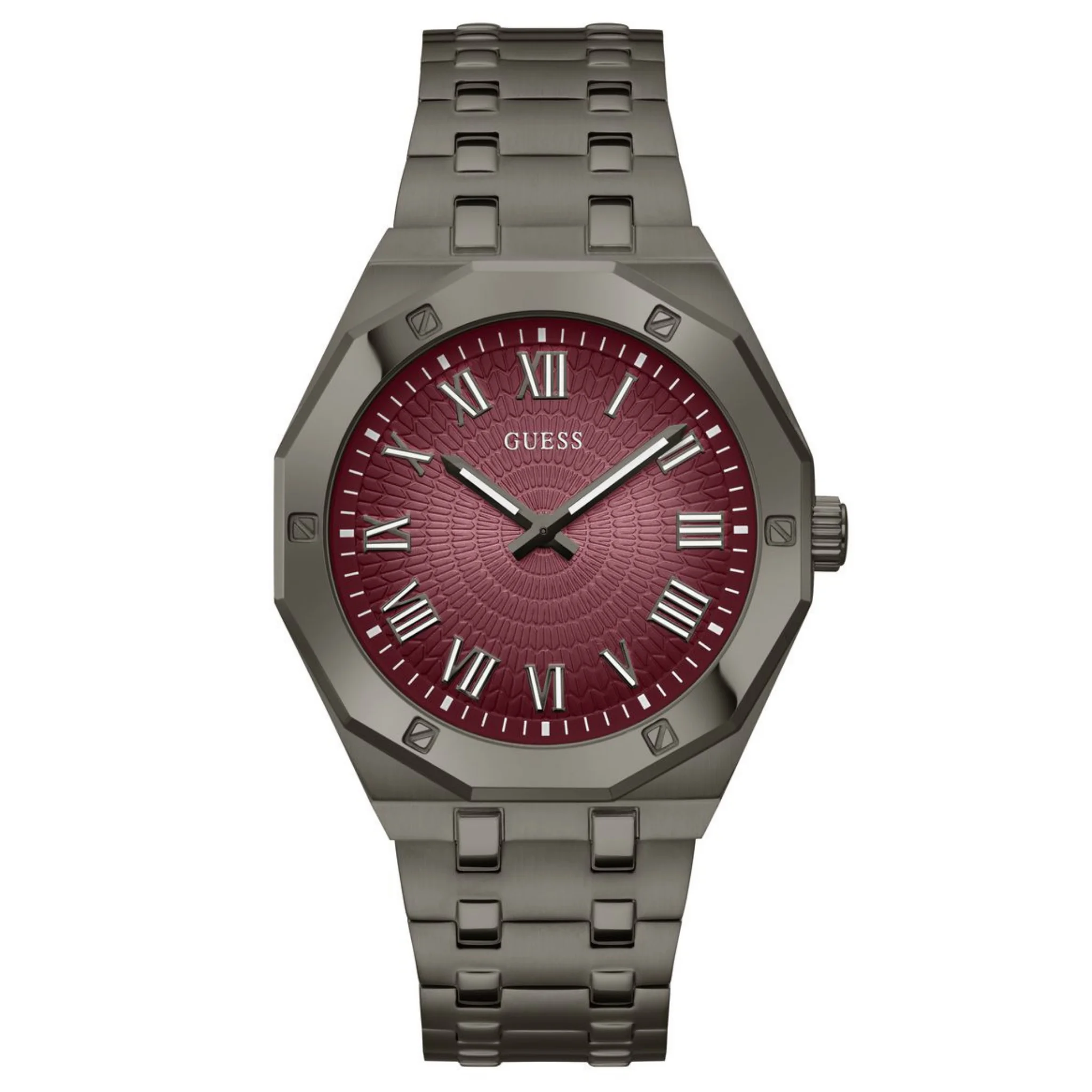 GUESS Mens Gunmetal Analog Watch - GW0575G5