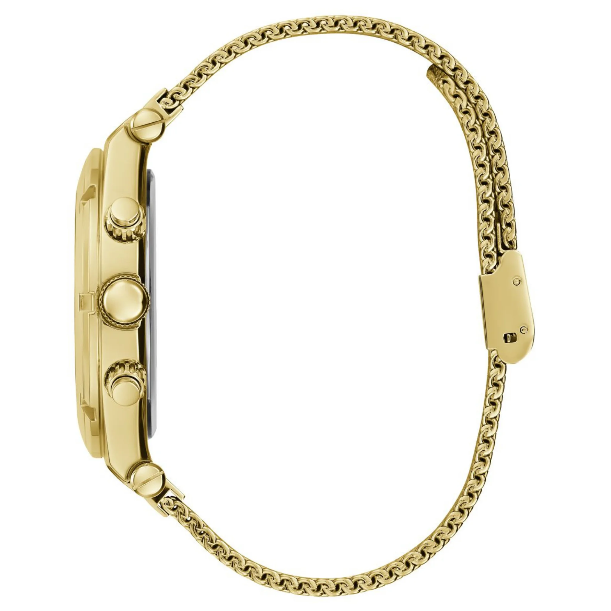 GUESS Mens Gold Tone Multi-function Watch - GW0582G2