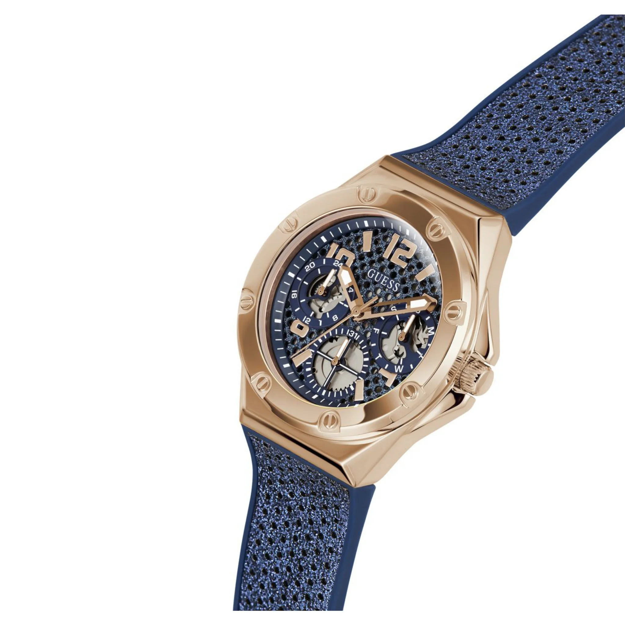 GUESS Female Blue Analog Stainless Steel Watch GW0620L3