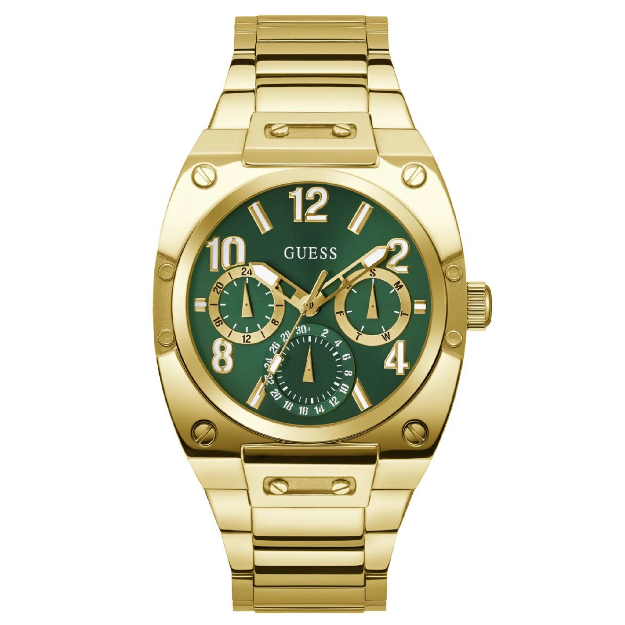 GUESS Mens Gold Multi-function Watch - GW0624G2