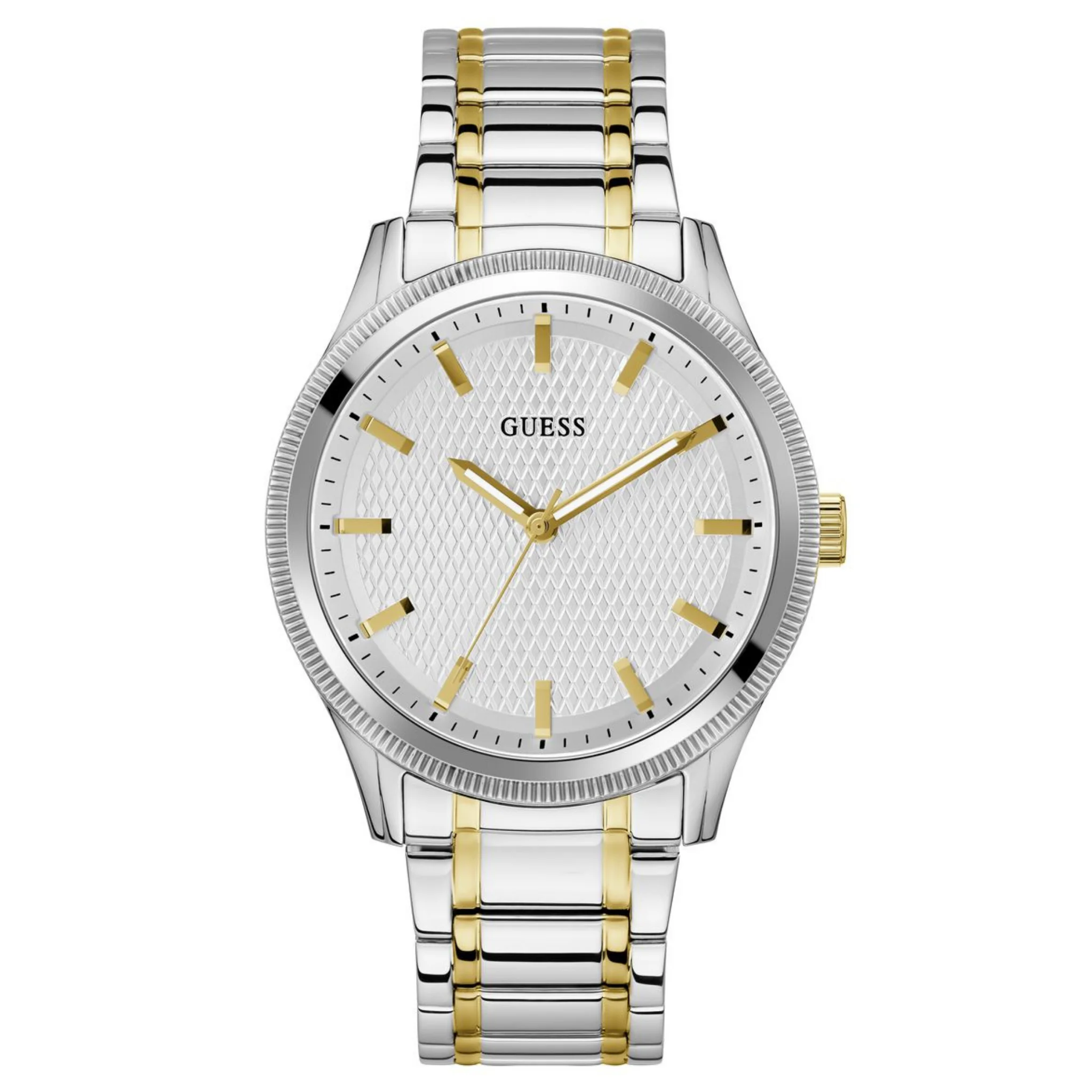 GUESS Mens 2-Tone Silver Analog Watch - GW0626G4