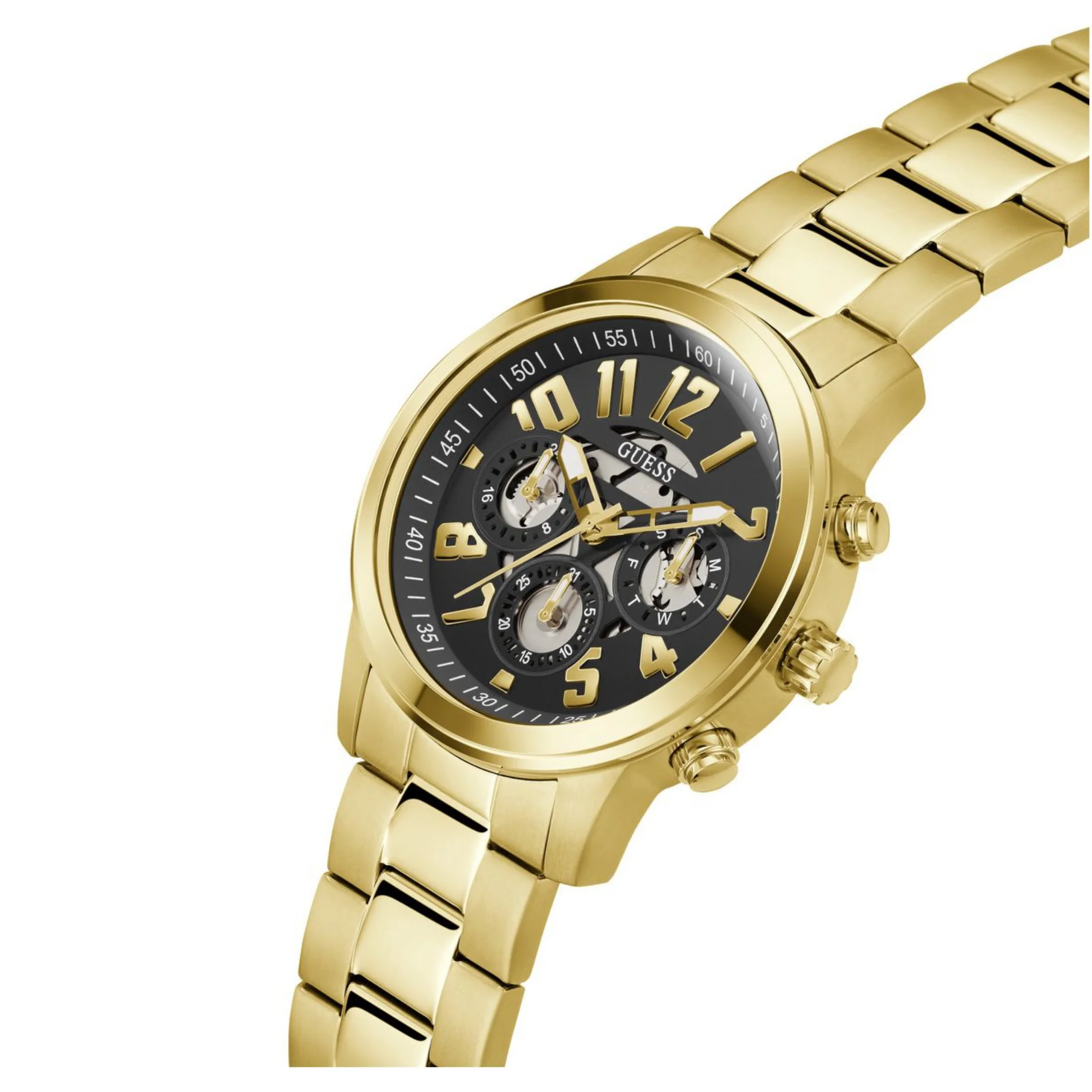 GUESS Male Black Analog Stainless Steel Watch GW0627G2