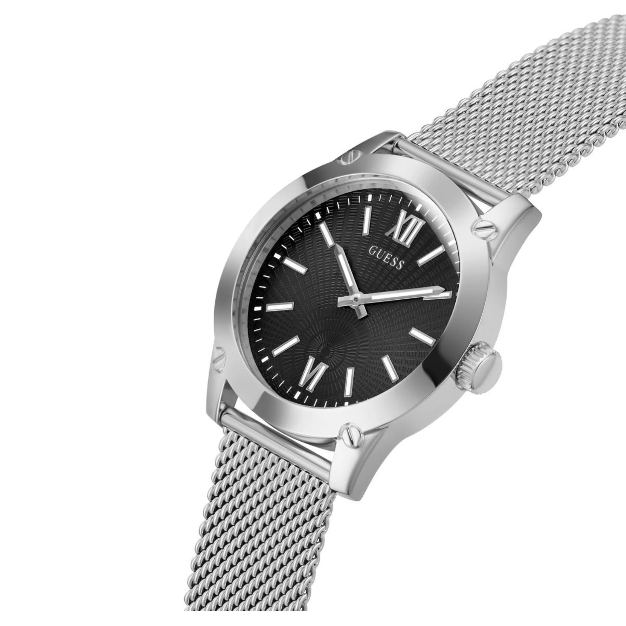 GUESS Mens Silver Tone Analog Watch - GW0629G1