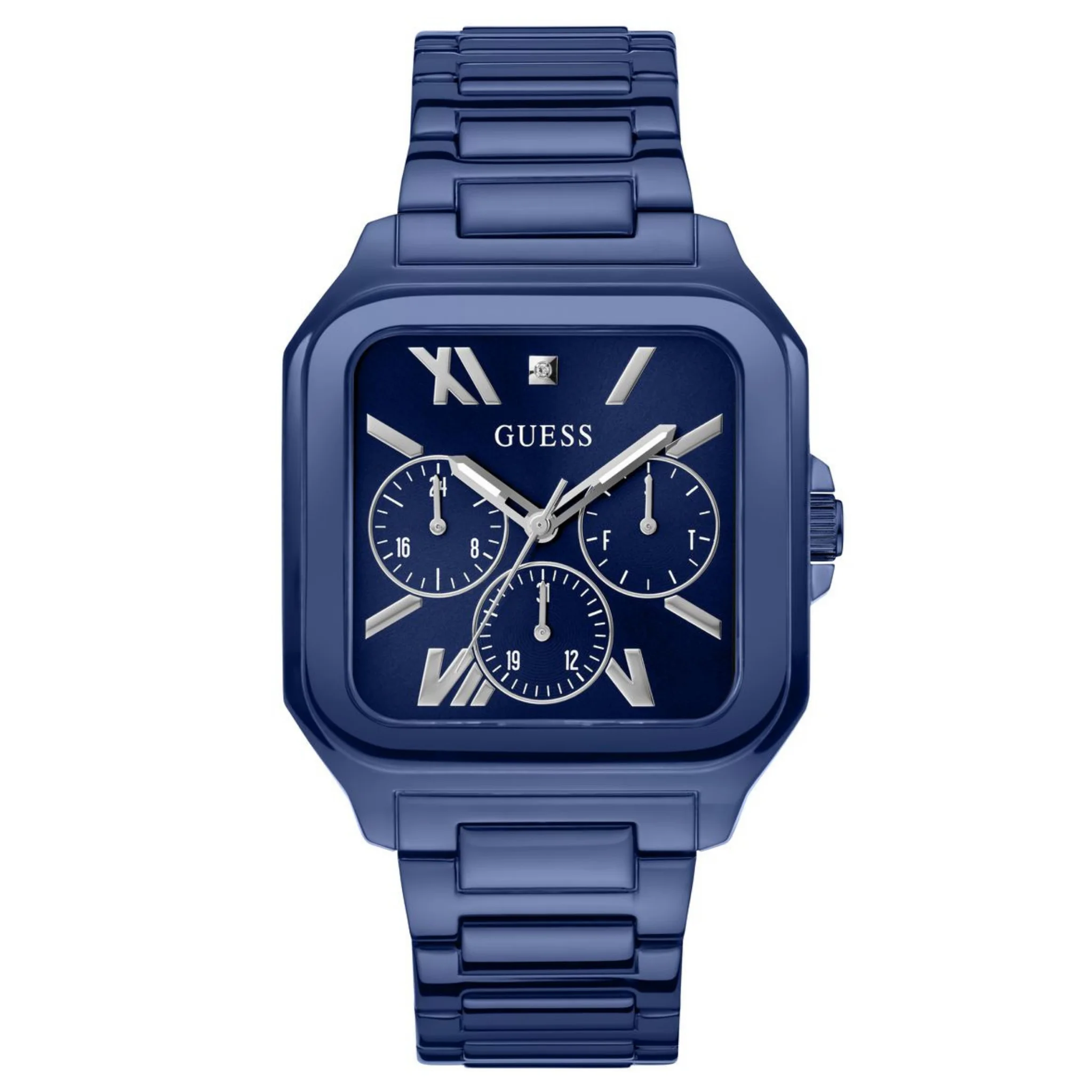 GUESS Mens Blue Multi-function Watch - GW0631G3